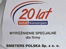 Otrzymaliśmy wyróżnienie specjalne od Instal-Konsorcjum